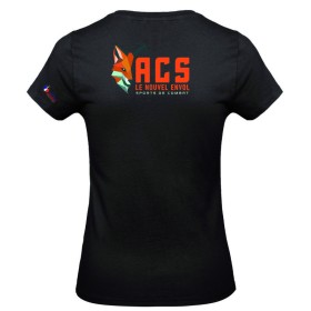 ACS NOUVEL ENVOL TEE-SHIRT NOIR ADULTE FEMME