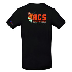 ACS NOUVEL ENVOL TEE-SHIRT NOIR ADULTE HOMME