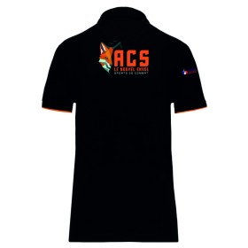 ACS NOUVEL ENVOL POLO NOIR ADULTE FEMME
