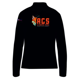 ACS NOUVEL ENVOL POLO MANCHES LONGUES NOIR FEMME