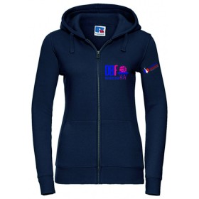 DOUAI BASKET FEMININ SWEAT ZIPPÉ BLEU FEMME