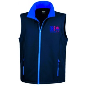 DOUAI BASKET FEMININ VESTE ZIPPÉE BLEUE SANS MANCHES HOMME