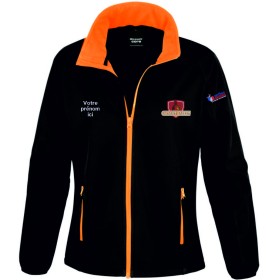 DOUAI GAYANT BASKET : VESTE SOFTSHELL MANCHES LONGUES FEMME
